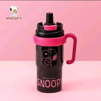 Botol minum Snoopy Black pink  original peanuts Tumbler termos air botol 700ml kerja travel piknik s