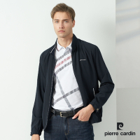 Pierre Cardin皮爾卡登 男款 都會休閒立領薄夾克-深藍色 (5237661-38)