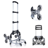 Portable Luggage Drag Folding Bucket Water Trolley Pull Goods Accessories Trolley Bag Holder Home Grocery Shopping Cart