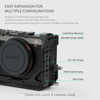 In stock Tilta TA-T60-FCC-B Full Camera Cage for Sony A7C II/A7CR For Sony A7 C 2 R TA-T60-HCC-TG Half Cage