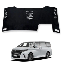 Dashboard Cover Pad for Toyota Alphard Vellfire 40 Series 2023 2024 Dash Mat Dashmat Car Accessories Protective Sunshade Carpet