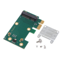 PCIE to Mini PCIE Adapter Card Efficient Wireless Network Card Portable WIFI Adapter PCI-E Riser Card