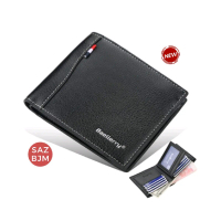 Dompet Pendek Kulit Pria Kulit PU Dompet Pendek