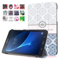 For Samsung Galaxy Tab A 2016 7.0 T280 T285 Case High quality Business Leather stand Cover For Samsung Tab a6 7.0 cover+Film+Pen