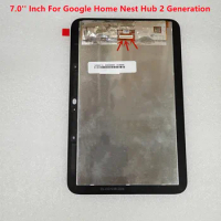 Original 7.0 '' Inch For Google Home Nest Hub 2 Generation LCD Display Touch Screen Digitizer Assembly Repair Parts 100% Tested