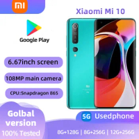 Xiaomi Mi 10 5G Android 6.67 inch RAM 12GB ROM 256GB Qualcomm Snapdragon 865 used phone