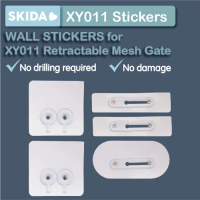 BERKUALITAS Pintu Jaring Pagar Pembatas Penghalang Hewan Anjing Kucing Pet Fence - WALL STICKER