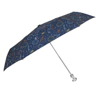 小禮堂 史努比 抗UV造型柄折疊雨陽傘《深綠.太空裝》折傘.雨傘.雨具