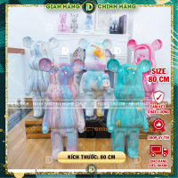 Tượng Gấu Bearbrick Bling Decor - Size 80 cm - Trang Trí Nhà Cửa - Nhập khẩu D1 home