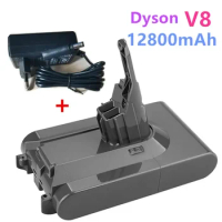 100% Original DysonV8 12800mAh 21.6V Battery for Dyson V8 Absolute /Fluffy/Animal Li-ion Vacuum Cleaner rechargeable Battery