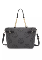 Wild Channel Women's Monogram Top Handle Bag / Sling Bag / Crossbody Bag (Tas Tangan / Tas Selempang