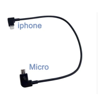 Remote Control Cable Iphone/Micro USB/Type C Cable Spare Part for Hubsan ZINO MINI PRO / ZINO ACE PRO RC Drone Quadcopter Access