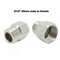 G1/2" 20mm male to female Thread Tee Type Stainless Steel Butt Joint water hose connector Adapter Plumbing Fittings M20