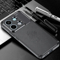 Soft Case for POCO M4 M6 PRO 4G Focus Carbon
