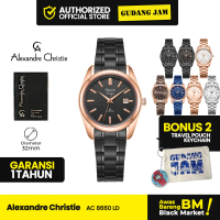 Jam Tangan Wanita Alexandre Christie AC 8660 LDB Analog Stainless Steel Strap