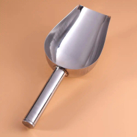 Cats Feeding Scoops Multifunctional Puppy Food Serving Shovel Stainless Steel Lightweight Thicken To