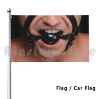 Ball Gag Face Male Funny Outdoor Decor Flag Car Flag Ball Gag Ballgag Mens Bdsm Men Man Face