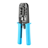 Crimping Tool for Web and Phone Multifunctional Crimper Crimping Pliers Ratcheting Network Crimping Plier Network Crimping Plier