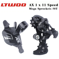 LTWOO for MTB Mountain Bike Cassette 11-42/46/50T AX 1X11 Speed Groupset Trigger Shifter Rear Derailleur Compatible with 50T