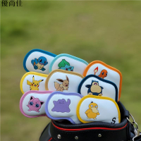 高爾夫球桿套 高爾夫桿套 高爾夫鐵桿套 出口日韓神奇寶貝可愛卡通鐵桿套高爾夫球桿套桿頭套球頭保護帽