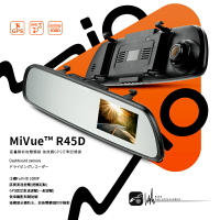 【超取免運】R7m MiVue™ R45D 高畫質前後雙鏡頭 後視鏡 GPS 行車記錄器 1080P 倒車顯影與輔助線