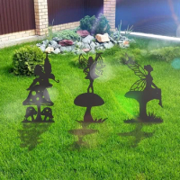 Rustic Garden Fairy Metal Statue - Perfect for Outdoor Decoration and Yard Paio Lawns for Garden Party Decor!