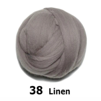 handmade Wool Felt for felting 50g Iinen Perfect in Needle Felt 38#