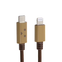 PD fast charging cable USB C to Lightning suitable for iPhone 14promax LED data cable MFi certified Apple 13Pro mobile tablet