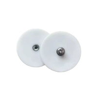 6/10PCS White Strong Rubber 22LBS Neodymium Magnets with M4 Female Thread Magnet Base Anti-Slip Heavy Ø 43mm