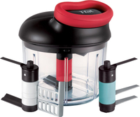 T-fal 法國特福 K13711 多功能 手拉式 攪碎機 900ml 3種刀頭 攪拌器 切蒜 碎冰 打泡 日本必買代購