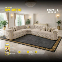 ROYAL L SOFA NE17 - B00king Dalam Live Rm20