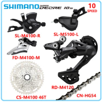 Shimano Deore 2x10 Speed Kit M4100 M5100 Shifter M5100 M4120 Rear Derailleur Cassette 10V 20V Derailleur Groupset MTB Bike Part