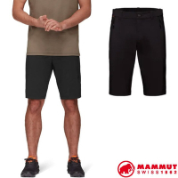【MAMMUT 長毛象】男 Hiking Shorts Men 輕量健行短褲/休閒褲_1023-00121-0001 黑色