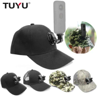 TUYU Aluminum Alloy 1/4 inch adapter Base Tripod Mount Holder with hat for insta360 one X camera Ricoh Theta SC 360 Camera