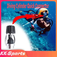 Diving Cylinder Connector Scuba Diving Regulator Adaptor First Stage Adapter for Scuba Diving Accessories Underwater Scooter