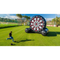 Best selling Round Inflatable Football Darts Football Dart Board Human Darts for Sale