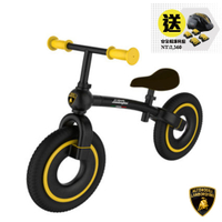 【Lamborghini藍寶堅尼】買就送安全帽護具 成長型滑步車 平衡車/滑步車