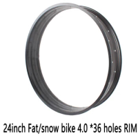 24Inch *4,0 Fat/Snow Bike 4.0 *36 Holes RIM Single Layer RIM Bike Wheel Accessories