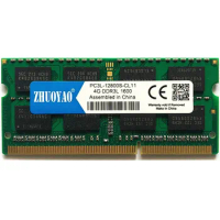 ZHUOYAO DDR3L 4GB 8GB 1333 1600 1.35V 204Pin Laptop Memory SODIMM PC3L Notebook Ram DDR3