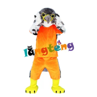 831 Gery Eagle Hawk Falcon Mascot Costume Carnival Party Party Adult Christmas Cartoon Cosplay