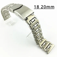 Watch Accessories Bracelet For Rolex Stainless Steel Solid Watch Band 18 20mm Men's And Women's Pair Watches Matte Chain