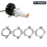 2Pcs 1cm x 4cm x 5cm H7 LED Car Headlight Bulb Base Holder Adapter Socket For Universal Auto Headlamp Mount Stand