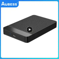 Case 2.5 Inch Hard Drive Enclosure Mobile Hard Disk Box SSD SATA To USB Type-C Cable External Support 6TB Harddisk Boxs