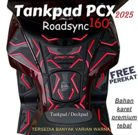 dozeuscka TANKPAD Motor PCX 160 Tahun 2025 - 2026 Roadsync Deckpad PCX 160 New Bahan karet Premium H