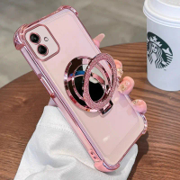 เคสโทรศัพท์, เคสซิลิโคนนิ่มกันกระแทก, ดีไซน์ใหม่, เคสใส, พร้อมที่ยึด, เข้ากันได้กับโทรศัพท์ Samsung 