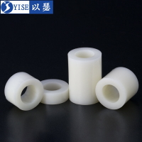 M5M6M8塑料墊柱直通柱絕緣柱尼龍套管ABS墊片圓孔支柱圓體間隔柱