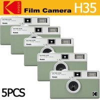 5PCS KODAK EKTAR H35/H35N Half Frame Camera 35mm Film Camera Reusable Film Camera With Flash Light For Wholesale