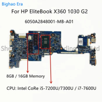 6050A2848001-MB-A01 For HP EliteBook X360 1030 G2 Laptop Motherboard With i5 i7 CPU 8G/16G Memory 920053-601 920054-601 100% New