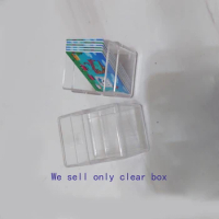 100PCS Clear plastic box For Switch NS amiibo mini card crystal box transparent storage box shell