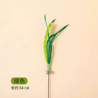 貓玩具狗尾巴草逗貓棒長杆耐咬帶鈴鐺貓咪自嗨解悶神器幼貓逗貓棒-狗尾巴草⭐綠色 均碼-款式5